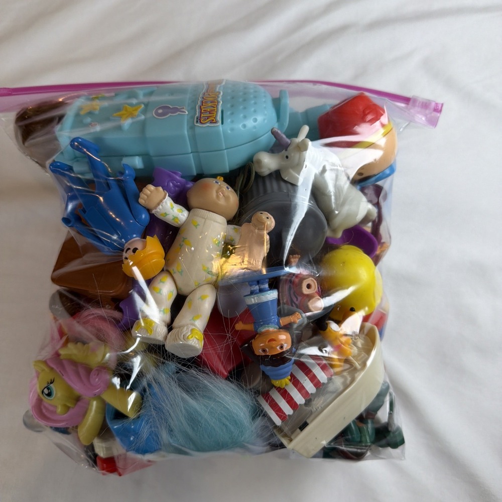 Vintage Mystery Bag Lot Of Toys Figurines Collectible Some VTG‎